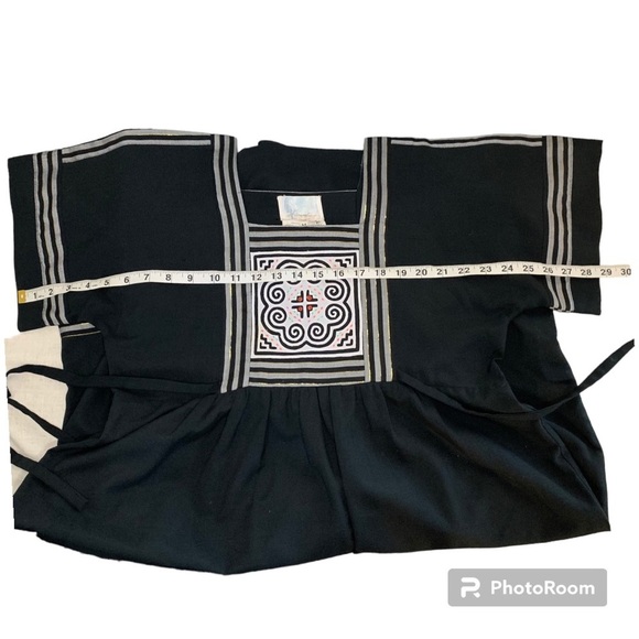 Vintage Square Neck Tie Side Boho Dress​​ - Picture 12 of 15